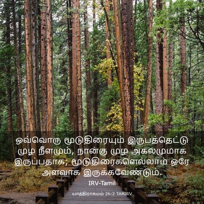 Picture 03 - யாத்திராகமம் 26:2 TAMIRV - ஒவ்வொரு - Bible Verse Picture