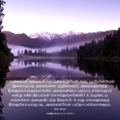 Picture 03 - யாத்திராகமம் 32:12 TAMIRV - மலைகளில் - Bible Verse Picture