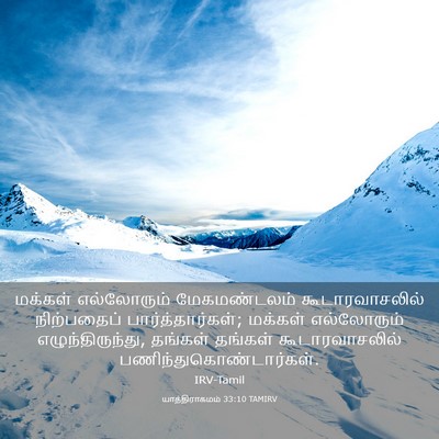 Picture 03 - யாத்திராகமம் 33:10 TAMIRV - மக்கள் எல்லோரும் - Bible Verse Picture