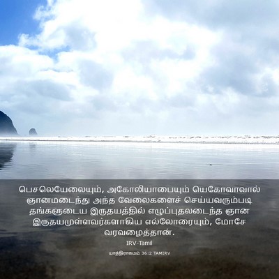 Picture 03 - யாத்திராகமம் 36:2 TAMIRV - பெசலெயேலையும், - Bible Verse Picture