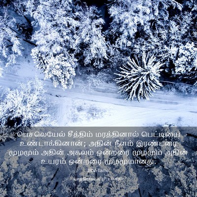 Picture 03 - யாத்திராகமம் 37:1 TAMIRV - பெசலெயேல் - Bible Verse Picture