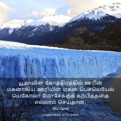 Picture 03 - யாத்திராகமம் 38:22 TAMIRV - யூதாவின் - Bible Verse Picture