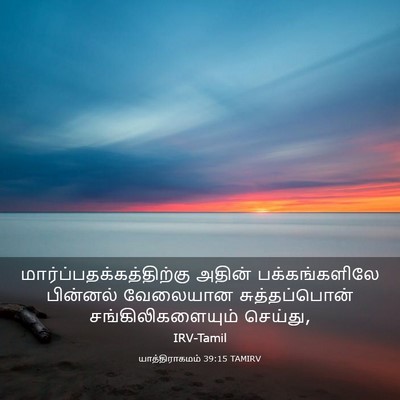 Picture 03 - யாத்திராகமம் 39:15 TAMIRV -  - Bible Verse Picture