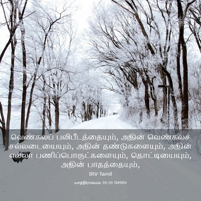 Picture 03 - யாத்திராகமம் 39:39 TAMIRV - வெண்கலப் - Bible Verse Picture