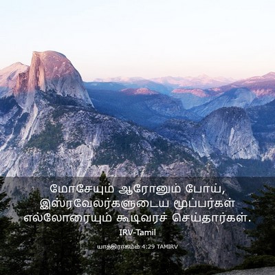Picture 03 - யாத்திராகமம் 4:29 TAMIRV - மோசேயும் ஆரோனும் - Bible Verse Picture