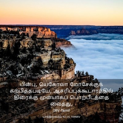 Picture 03 - யாத்திராகமம் 40:26 TAMIRV - பின்பு, யெகோவா - Bible Verse Picture