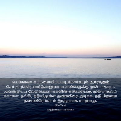 Picture 03 - யாத்திராகமம் 7:20 TAMIRV - யெகோவா - Bible Verse Picture
