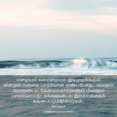 Picture 03 - யாத்திராகமம் 9:34 TAMIRV - மழையும் - Bible Verse Picture