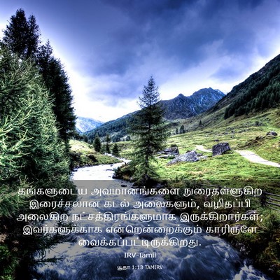 Picture 03 - யூதா 1:13 TAMIRV - தங்களுடைய - Bible Verse Picture