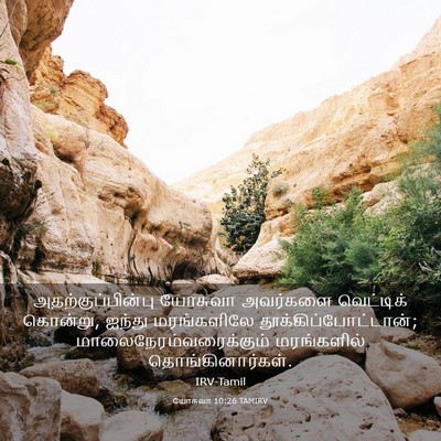 Picture 03 - யோசுவா 10:26 TAMIRV - அதற்குப்பின்பு - Bible Verse Picture