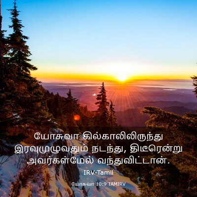 Picture 03 - யோசுவா 10:9 TAMIRV - யோசுவா - Bible Verse Picture