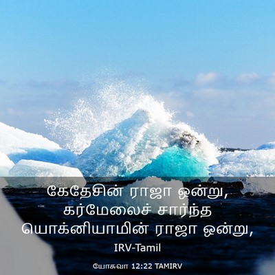 Picture 03 - யோசுவா 12:22 TAMIRV - கேதேசின் ராஜா - Bible Verse Picture