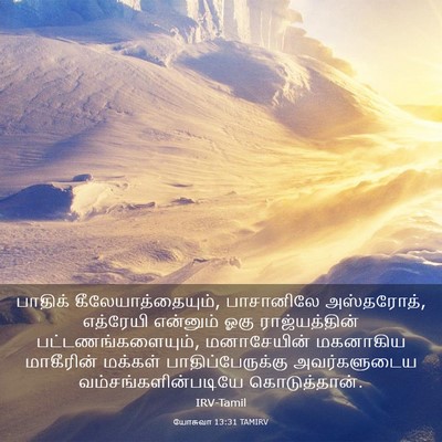 Picture 03 - யோசுவா 13:31 TAMIRV - பாதிக் - Bible Verse Picture