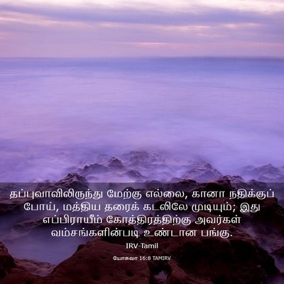 Picture 03 - யோசுவா 16:8 TAMIRV -  - Bible Verse Picture