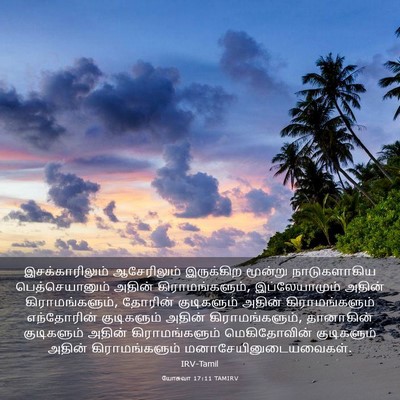 Picture 03 - யோசுவா 17:11 TAMIRV - இசக்காரிலும் - Bible Verse Picture