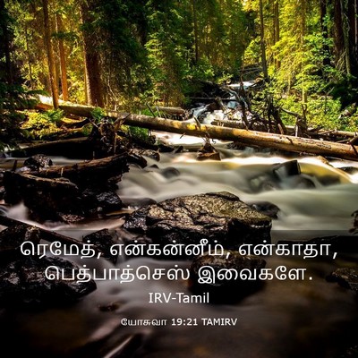Picture 03 - யோசுவா 19:21 TAMIRV - ரெமேத், - Bible Verse Picture