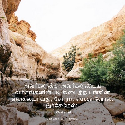 Picture 03 - யோசுவா 19:41 TAMIRV - அவர்களுக்கு - Bible Verse Picture