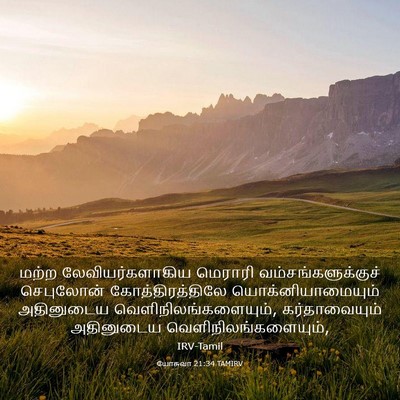 Picture 03 - யோசுவா 21:34 TAMIRV - மற்ற - Bible Verse Picture