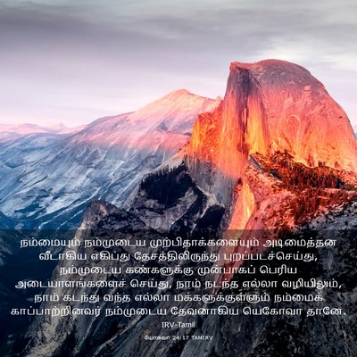 Picture 03 - யோசுவா 24:17 TAMIRV - நம்மையும் - Bible Verse Picture