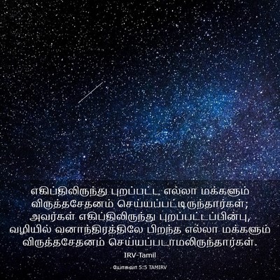 Picture 03 - யோசுவா 5:5 TAMIRV - எகிப்திலிருந்து - Bible Verse Picture