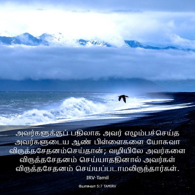 Picture 03 - யோசுவா 5:7 TAMIRV - அவர்களுக்குப் - Bible Verse Picture