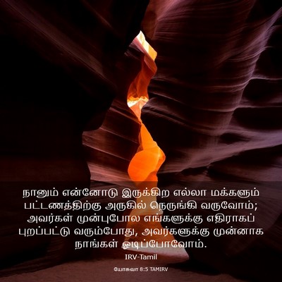 Picture 03 - யோசுவா 8:5 TAMIRV - நானும் என்னோடு - Bible Verse Picture