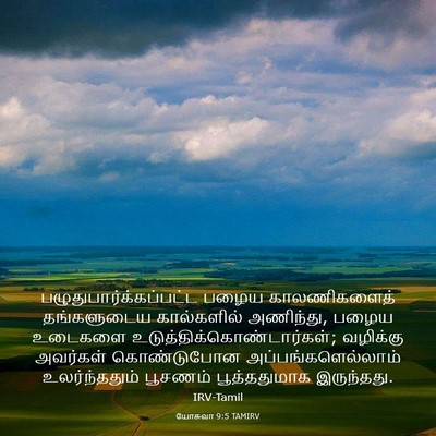 Picture 03 - யோசுவா 9:5 TAMIRV -  - Bible Verse Picture