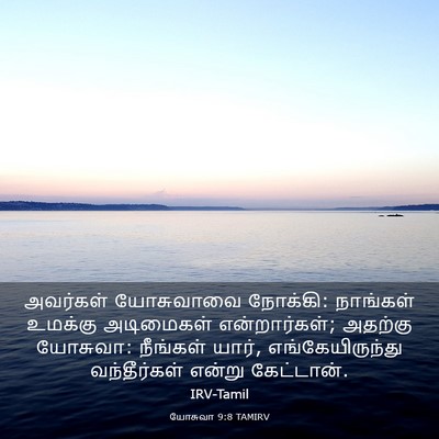 Picture 03 - யோசுவா 9:8 TAMIRV - அவர்கள் யோசுவாவை - Bible Verse Picture