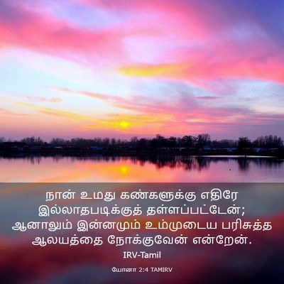 Picture 03 - யோனா 2:4 TAMIRV - நான் உமது - Bible Verse Picture