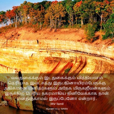 Picture 03 - யோனா 4:11 TAMIRV - வலதுகைக்கும் - Bible Verse Picture