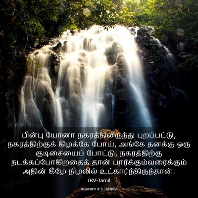 Picture 03 - யோனா 4:5 TAMIRV - பின்பு யோனா - Bible Verse Picture