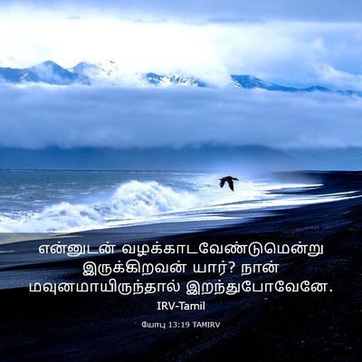 Picture 03 - யோபு 13:19 TAMIRV - என்னுடன் - Bible Verse Picture
