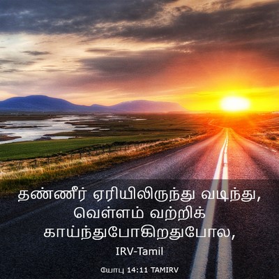 Picture 03 - யோபு 14:11 TAMIRV - தண்ணீர் - Bible Verse Picture