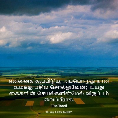 Picture 03 - யோபு 14:15 TAMIRV - என்னைக் - Bible Verse Picture
