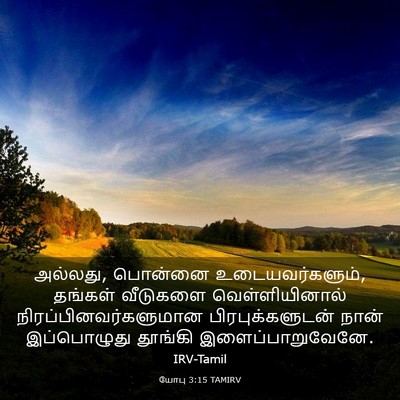 Picture 03 - யோபு 3:15 TAMIRV - அல்லது, பொன்னை - Bible Verse Picture