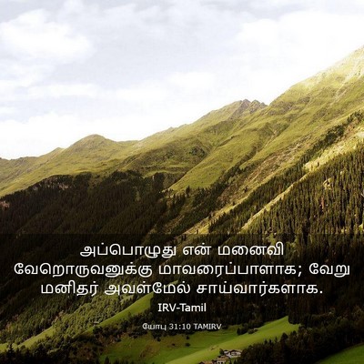 Picture 03 - யோபு 31:10 TAMIRV - அப்பொழுது என் - Bible Verse Picture