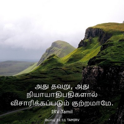 Picture 03 - யோபு 31:11 TAMIRV - அது தவறு, அது - Bible Verse Picture