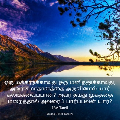 Picture 03 - யோபு 34:30 TAMIRV - ஒரு மக்களுக்காவது - Bible Verse Picture