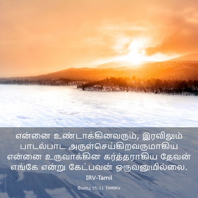Picture 03 - யோபு 35:11 TAMIRV - என்னை - Bible Verse Picture