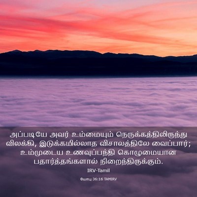 Picture 03 - யோபு 36:16 TAMIRV - அப்படியே அவர் - Bible Verse Picture