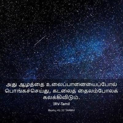 Picture 03 - யோபு 41:31 TAMIRV - அது ஆழத்தை - Bible Verse Picture