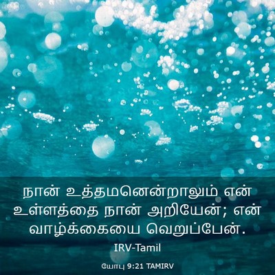 Picture 03 - யோபு 9:21 TAMIRV - நான் - Bible Verse Picture