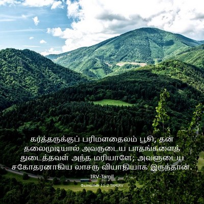Picture 03 - யோவான் 11:2 TAMIRV - கர்த்தருக்குப் - Bible Verse Picture