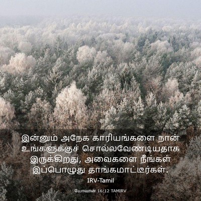 Picture 03 - யோவான் 16:12 TAMIRV - இன்னும் அநேக - Bible Verse Picture