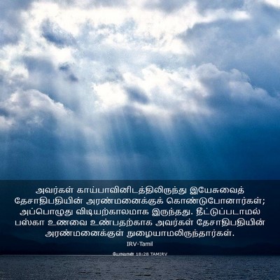 Picture 03 - யோவான் 18:28 TAMIRV - அவர்கள் - Bible Verse Picture