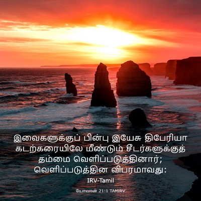 Picture 03 - யோவான் 21:1 TAMIRV - இவைகளுக்குப் - Bible Verse Picture