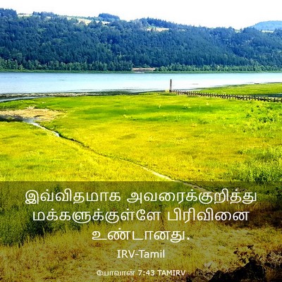 Picture 03 - யோவான் 7:43 TAMIRV - இவ்விதமாக - Bible Verse Picture