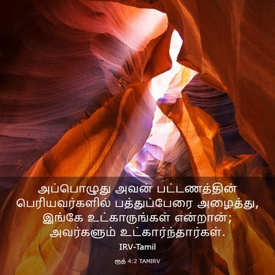 Picture 03 - ரூத் 4:2 TAMIRV - அப்பொழுது அவன் - Bible Verse Picture