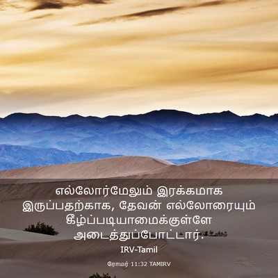 Picture 03 - ரோமர் 11:32 TAMIRV - எல்லோர்மேலும் - Bible Verse Picture