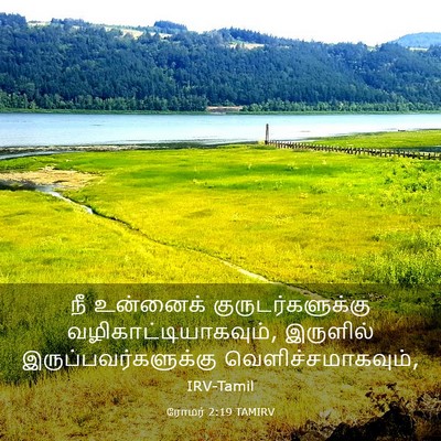Picture 03 - ரோமர் 2:19 TAMIRV - நீ உன்னைக் - Bible Verse Picture